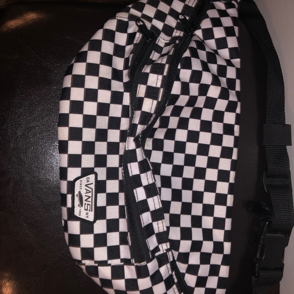 Checked Fanny pack